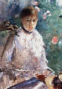 Berthe Morisot Summer (Young Woman by a Window) oil painting artist